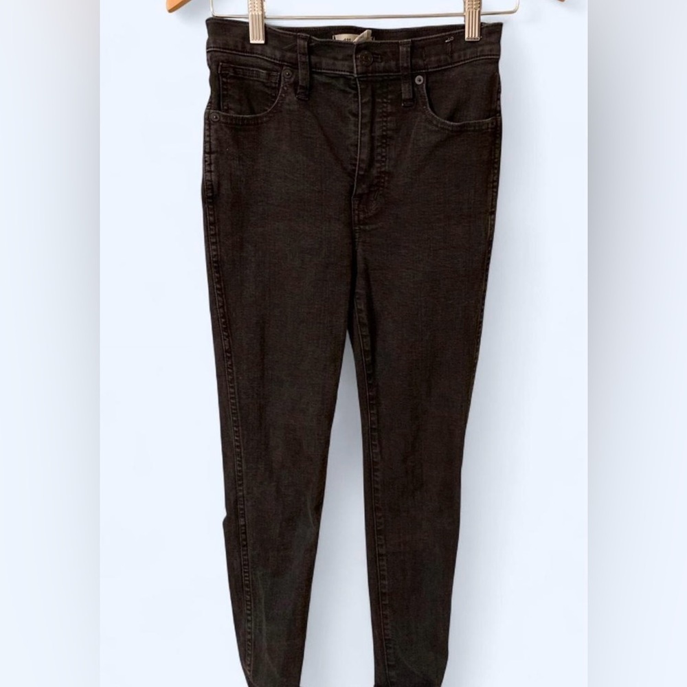 Madewell Women's size 27 black Skinny Jeans goth emo winter neutral minimalist